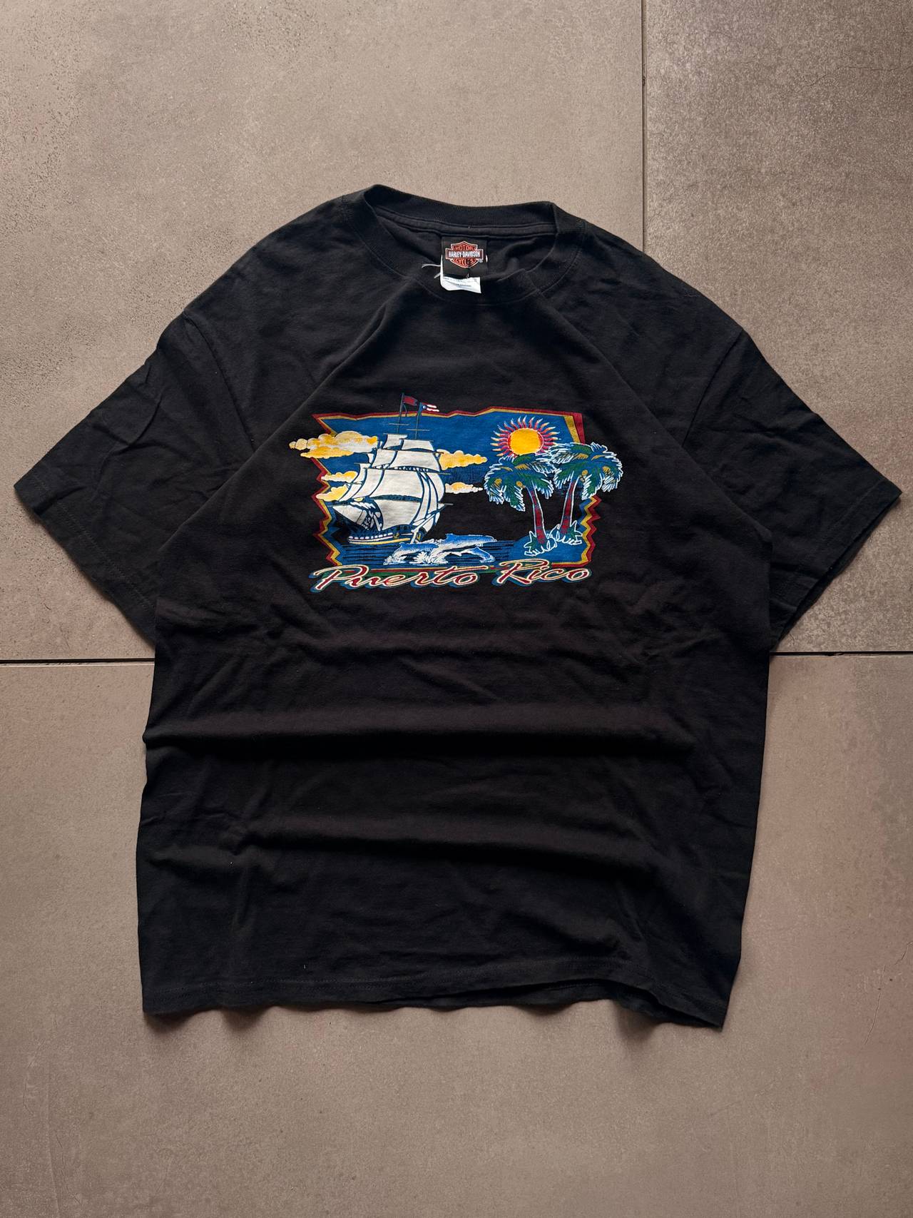 REMERA HARLEY DAVIDSON PUERTO RICO T. L