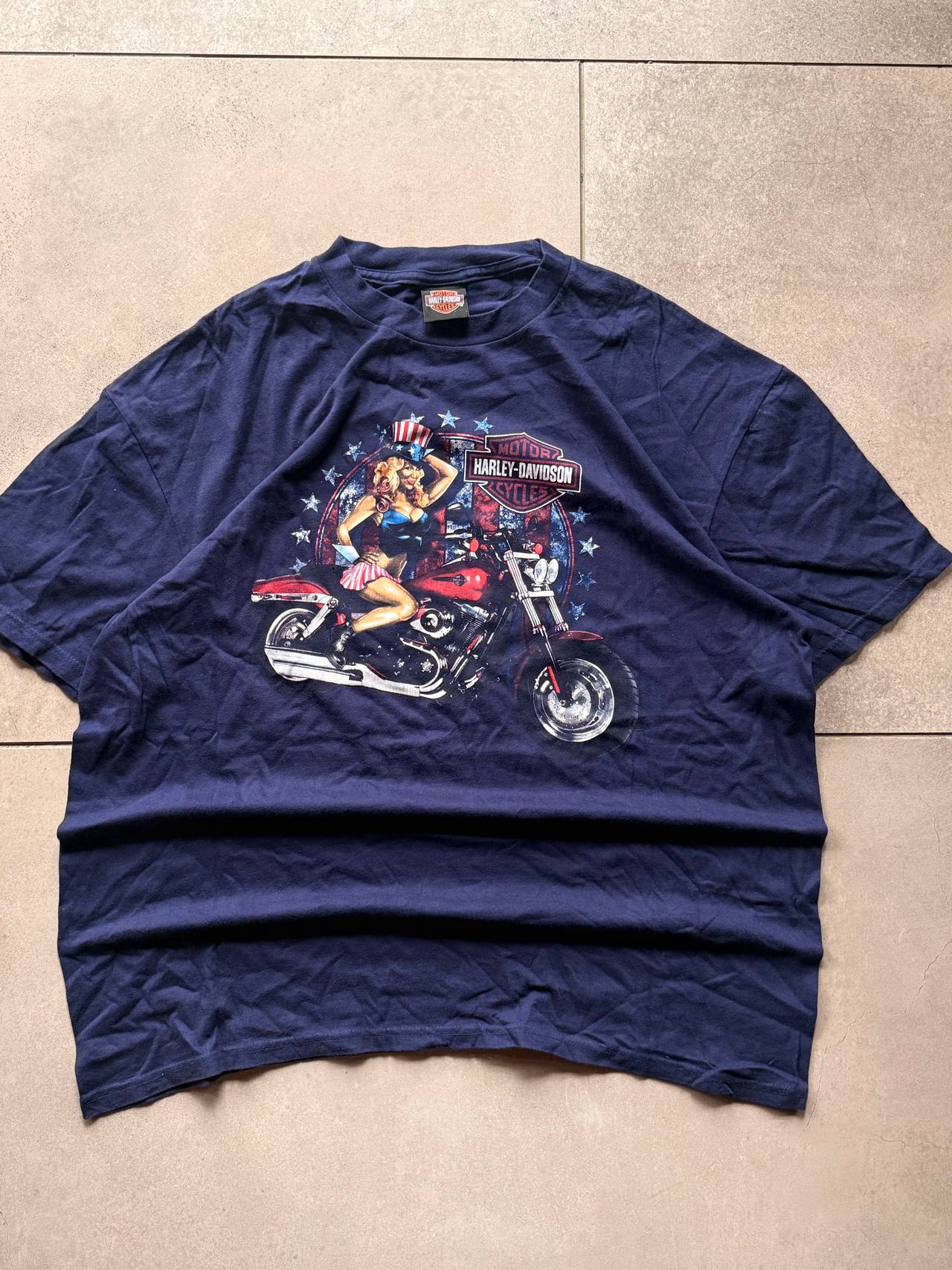 REMERA HARLEY DAVIDSON T.XL AMPLIO