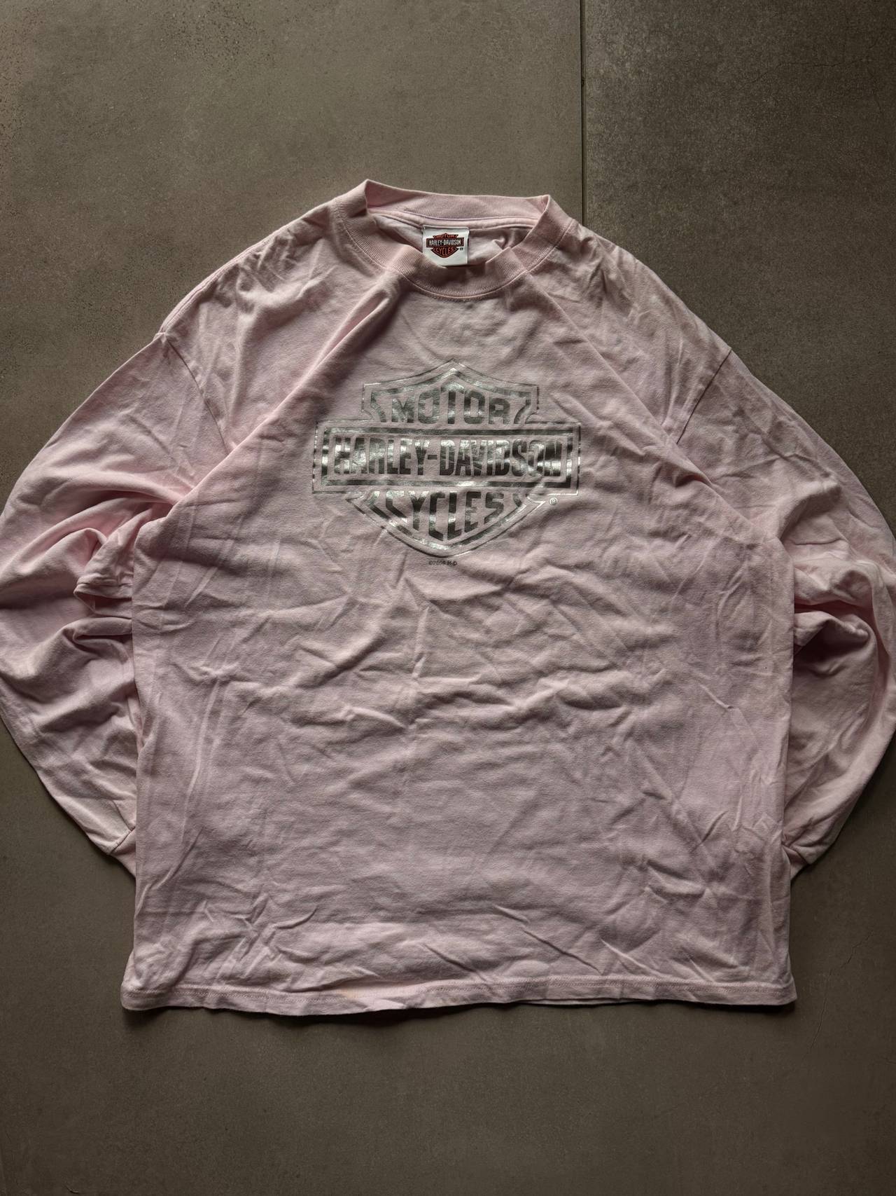 REMERA HARLEY DAVIDSON MANGA LARGA T.XL